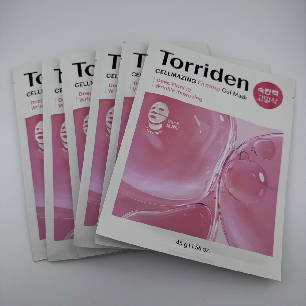 6 Pack Torriden Cellmazing Firming Gel Masks - 6 Masks